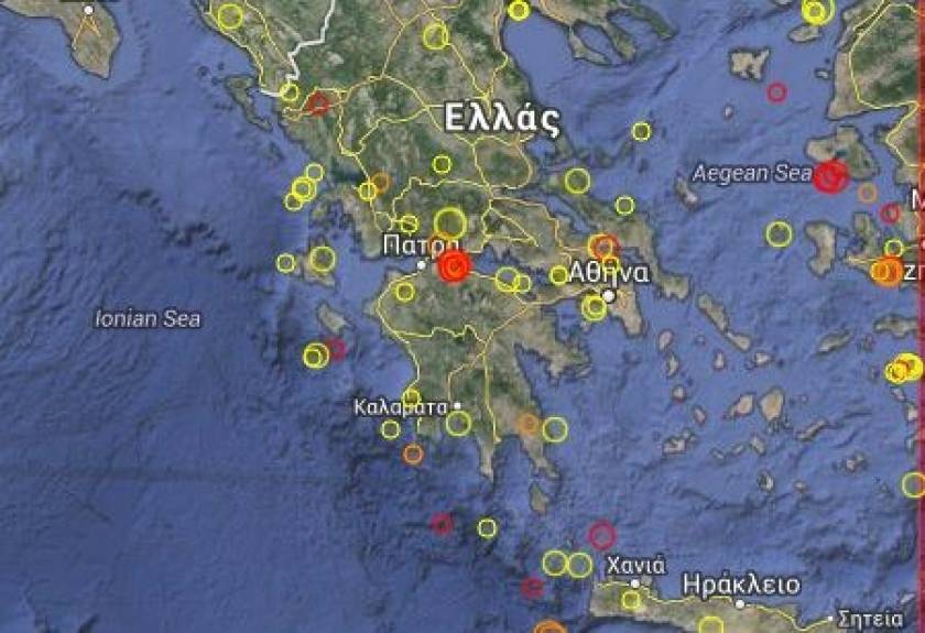 ΠΡΙΝ ΛΙΓΟ: Σεισμός στο Αίγιο