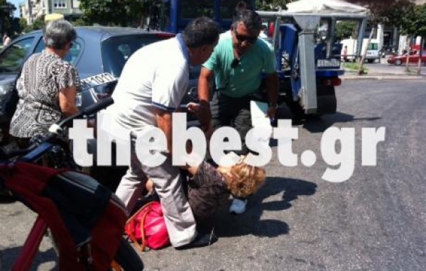 Αναστάτωση στην Πάτρα: Γυναίκα έπαθε αμόκ στη μέση του δρόμου (pics)