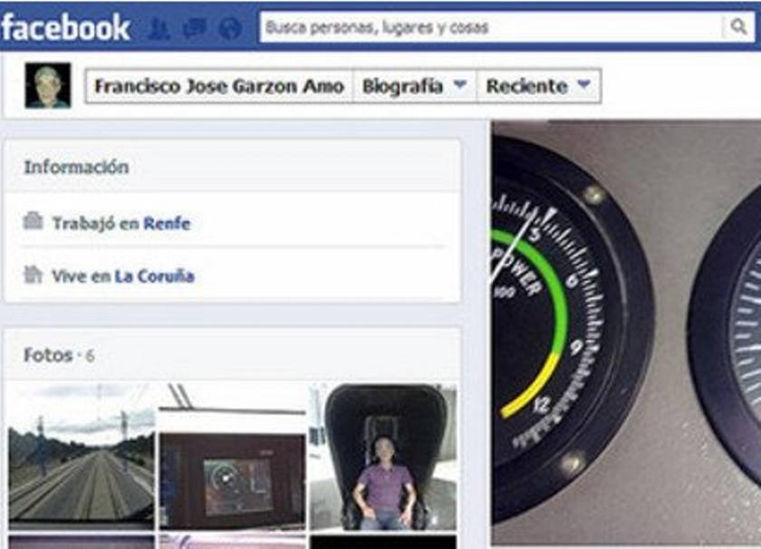 Ισπανία: Ο μηχανοδηγός πανηγύριζε στο Facebook όταν έφτασε τα 200χλμ