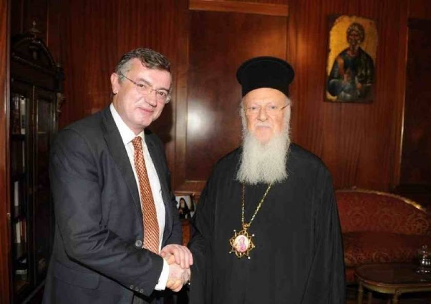 Συνάντηση υφ. Εξωτερικών με τον Οικουμενικό Πατριάρχη στο Φανάρι