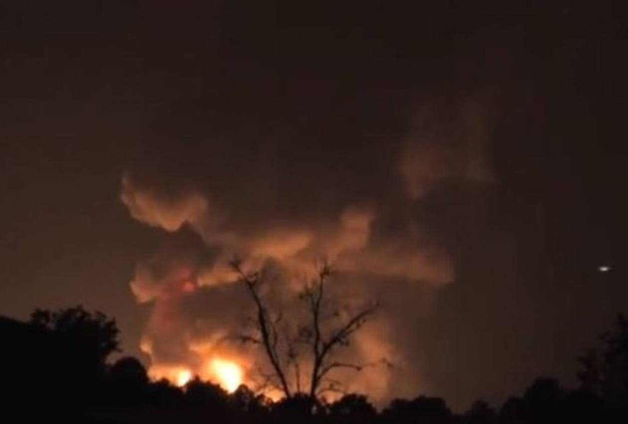 Βίντεο: «Οι εκρήξεις ακούγονταν σαν πυροτεχνήματα»