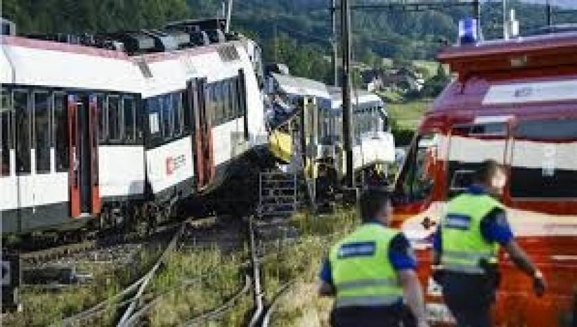 Ελβετία: Ανθρώπινο λάθος η αιτία για την σύγκρουση των τρένων;