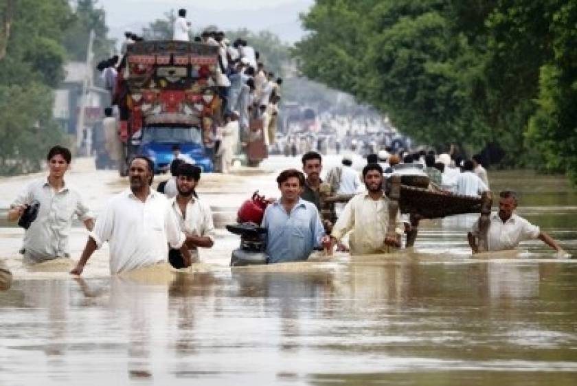 Πακιστάν: 165 νεκροί και 1,3 εκατομμύριο πληγέντες από τις πλημμύρες