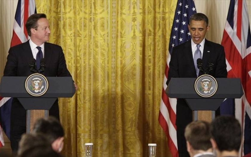 Ομπάμα και Κάμερον εξέτασαν στρατιωτικές επιλογές στο θέμα της Συρίας