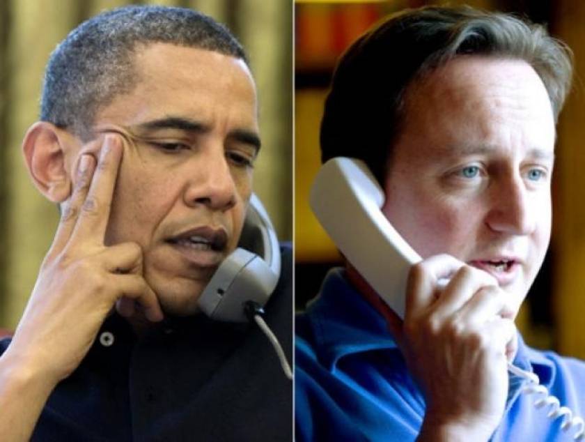 Νέα τηλεφωνική επικοινωνία Ομπάμα - Κάμερον με θέμα τη Συρία