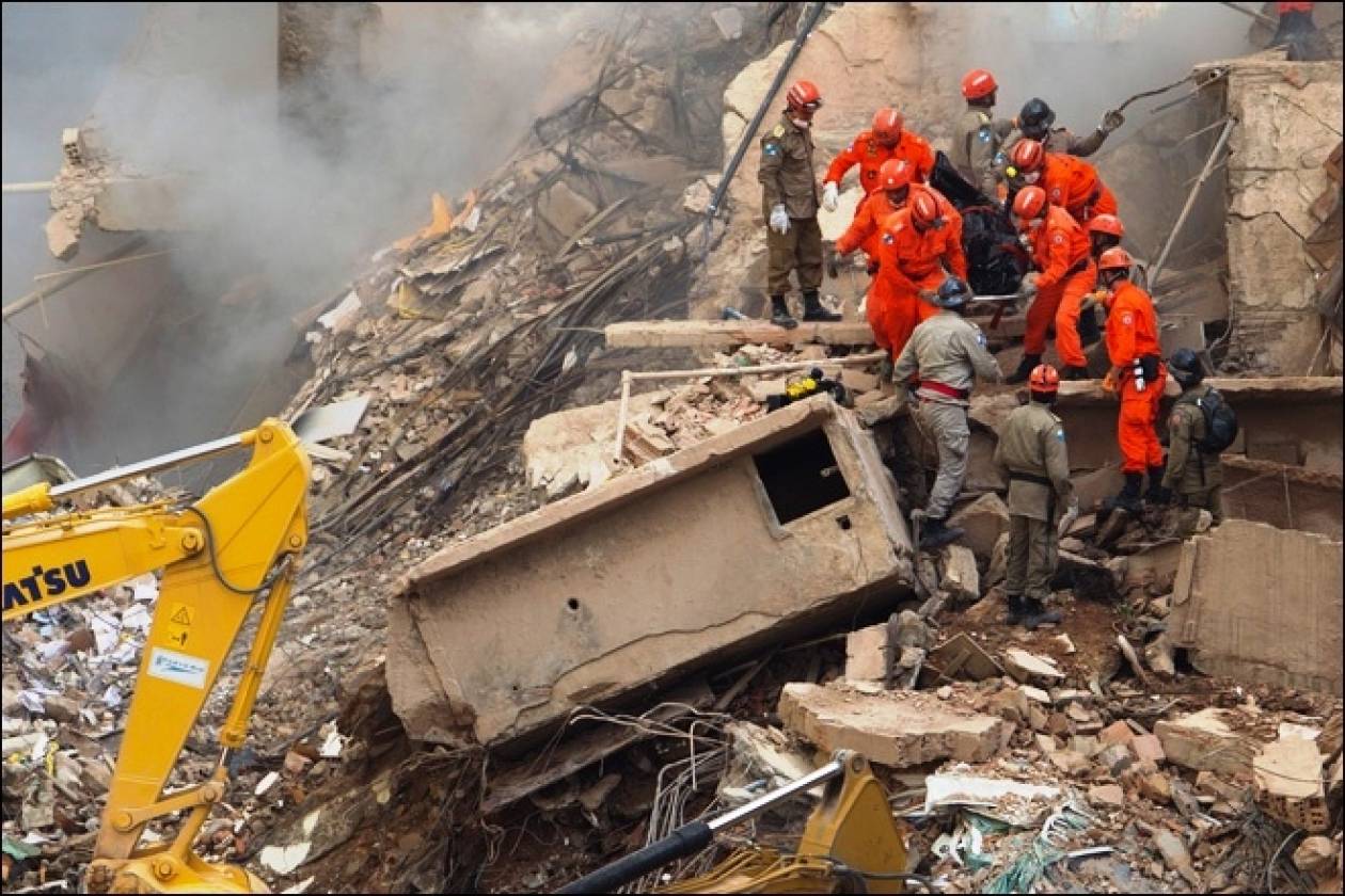 Βραζιλία: Κατάρρευση κτιρίου με 6 νεκρούς και 24 τραυματίες