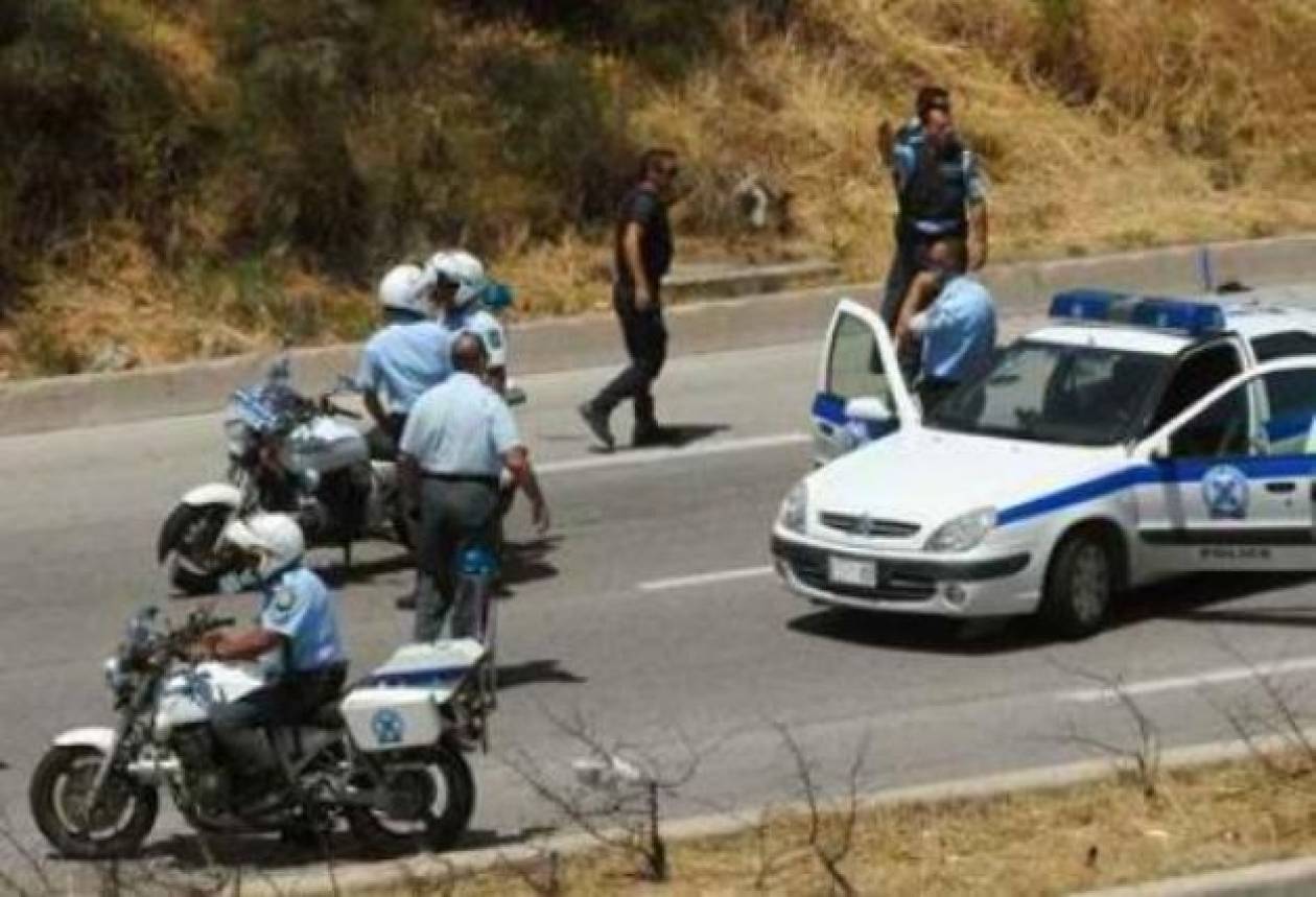 Αστυνομική καταδίωξη εναντίον κακοποιών στην Ε.Ο. Αθηνών-Πατρών