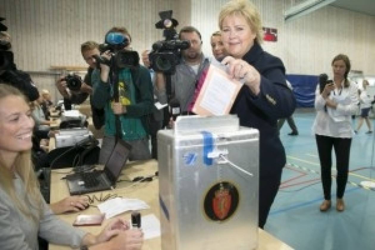 Νίκη των συντηρητικών δείχνουν τα πρώτα αποτελέσματα στη Νορβηγία