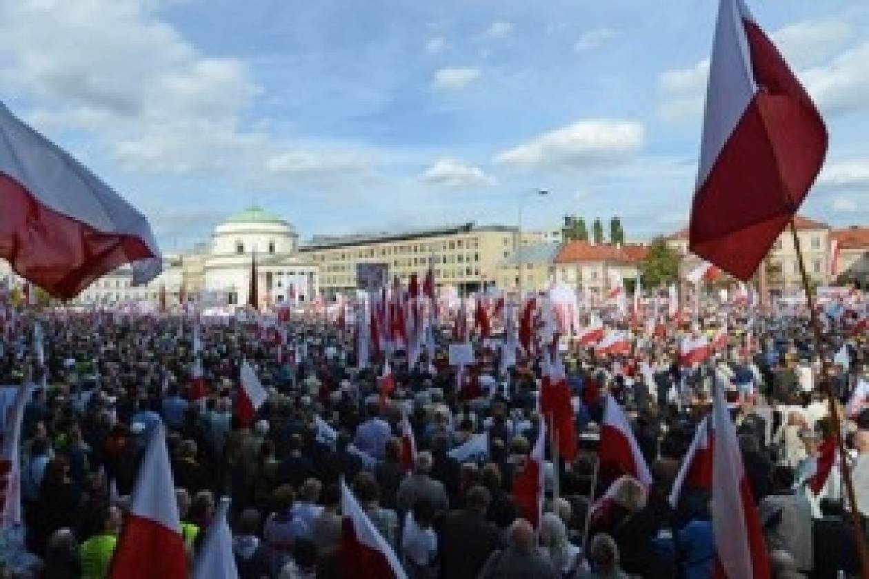 Αντικυβερνητικές διαδηλώσεις στην Πολωνία