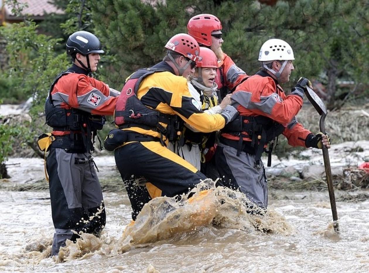 ΗΠΑ: Εκατοντάδες αγνοούμενοι από τις πλημμύρες στο Κολοράντο