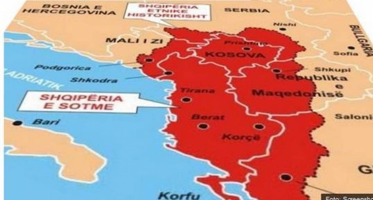Τα Τίρανα μιλούν πάλι για τη Μεγάλη Αλβανία!