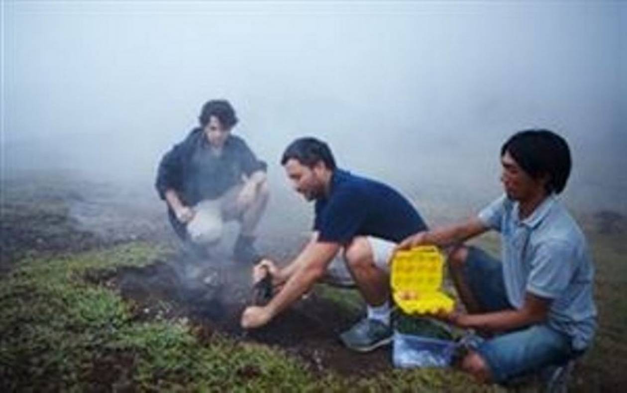 Μαγειρεύοντας σε ένα ηφαίστειο στο Μπαλί
