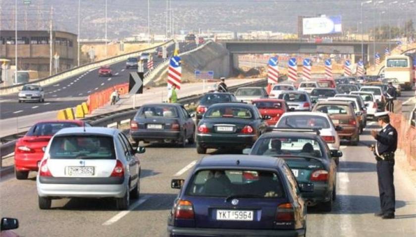 Κυκλοφοριακές ρυθμίσεις στην Ε.Ο Αθηνών - Κορίνθου
