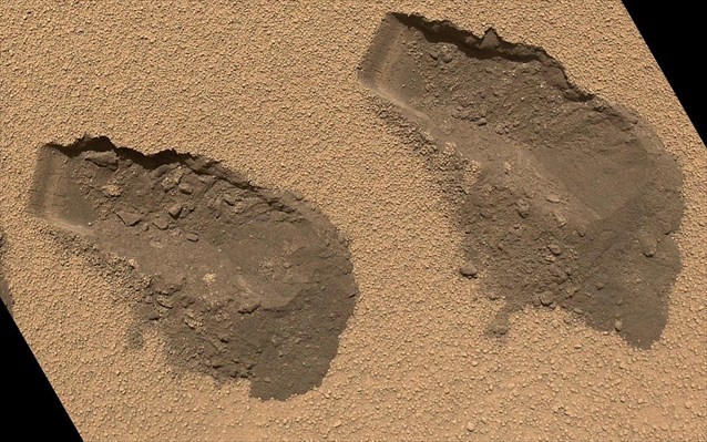 Βρέθηκε ποσότητα νερού στο έδαφος του Άρη