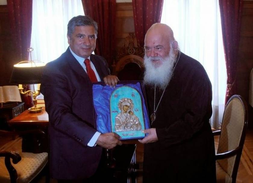 Συνάντηση Γ. Πατούλη, με τον Αρχιεπίσκοπο κ. Ιερώνυμο