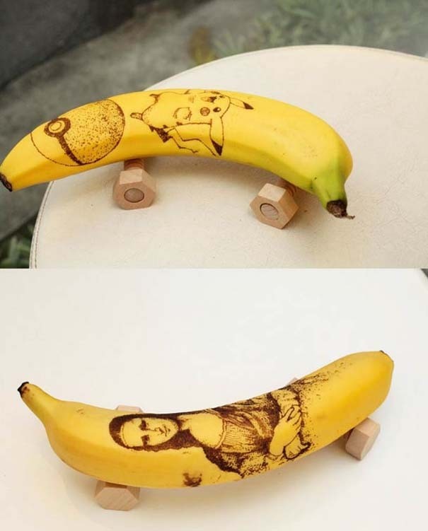 Δείτε μία διαφορετική συλλογή από τατουάζ σε... μπανάνες (pics)