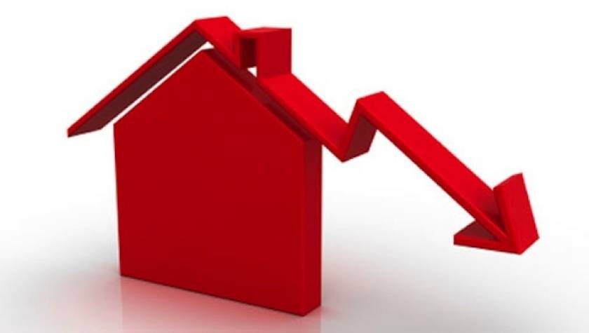 Πτώση 31,1% στις τιμές των κατοικιών από την αρχή της κρίσης έως τώρα