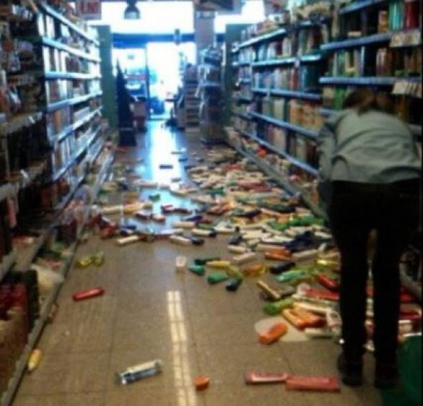 Χανιά: Πληροφορίες για τραυματία – Η πρώτη φωτογραφία από τον σεισμό