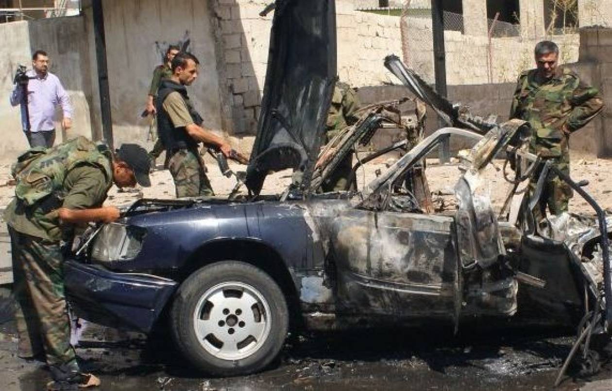 Έκρηξη παγιδευμένων οχημάτων στο κέντρο της Δαμασκού