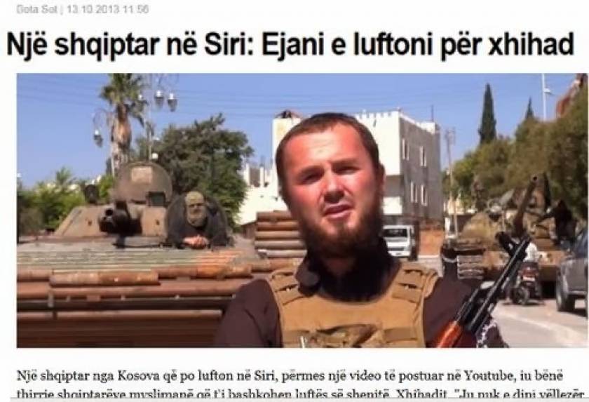 Αλβανός από Συρία κάνει έκκληση σε Αλβανούς για πόλεμο τζιχάντ