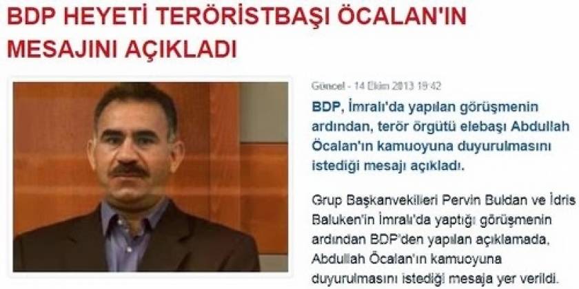 Ο Οτσαλάν παροτρύνει για ειρηνική επίλυση του κουρδικού ζητήματος