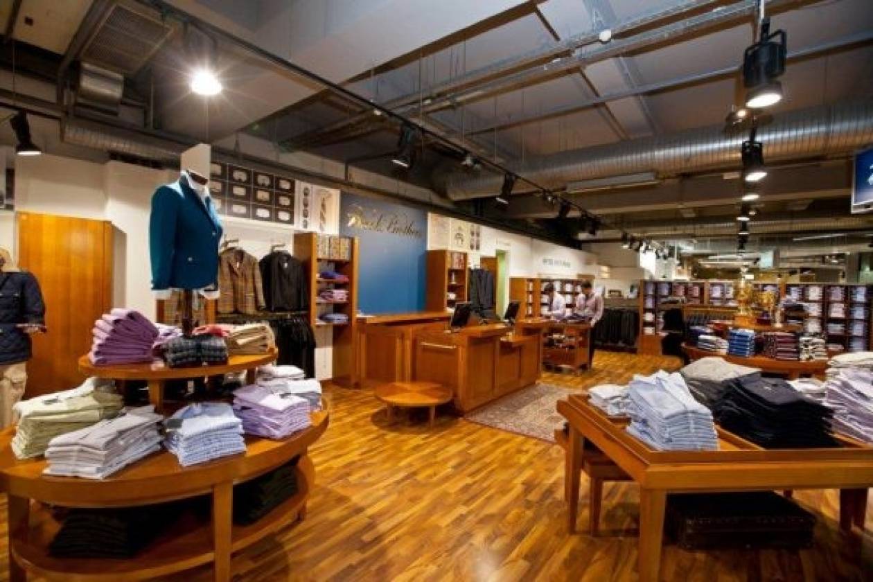 H BrooksBrothers στο Factory Outlet της οδού Πειραιώς