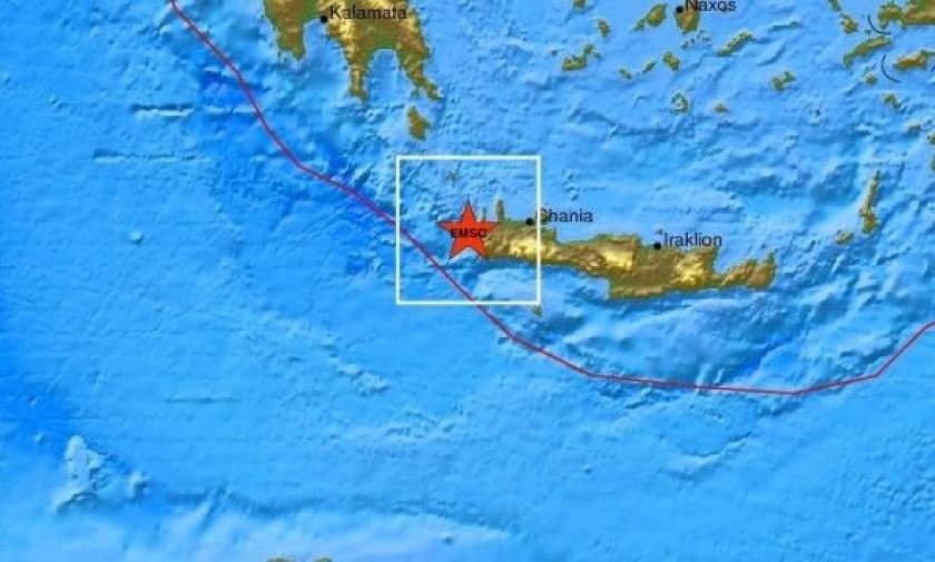 Νέος σεισμός στην Κρήτη