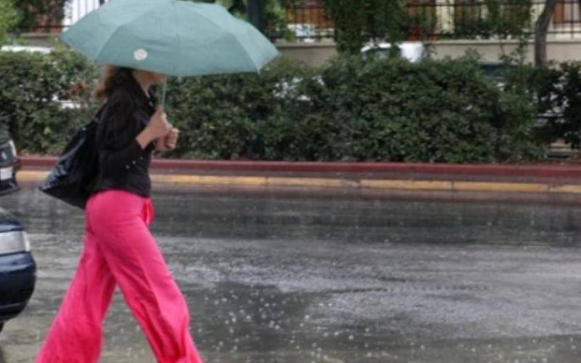 Ο καιρός σήμερα – Βροχές και πτώση της θερμοκρασίας