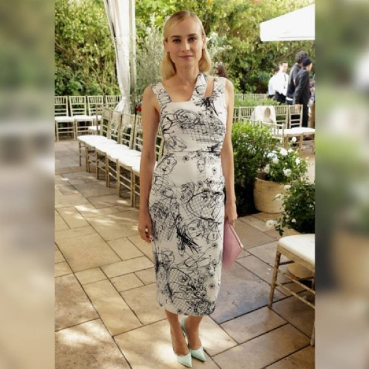 Diane Kruger: Αποθεώνει το ασπρόμαυρο φόρεμα