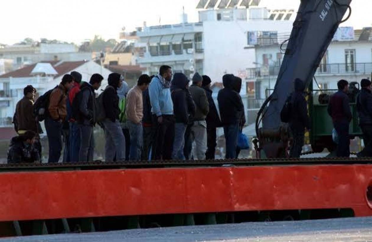 Σύλληψη 22 παράνομων μεταναστών στη Μυτιλήνη