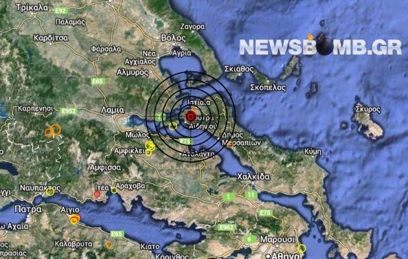 Σεισμός 4,0 Ρίχτερ στην Αιδηψό