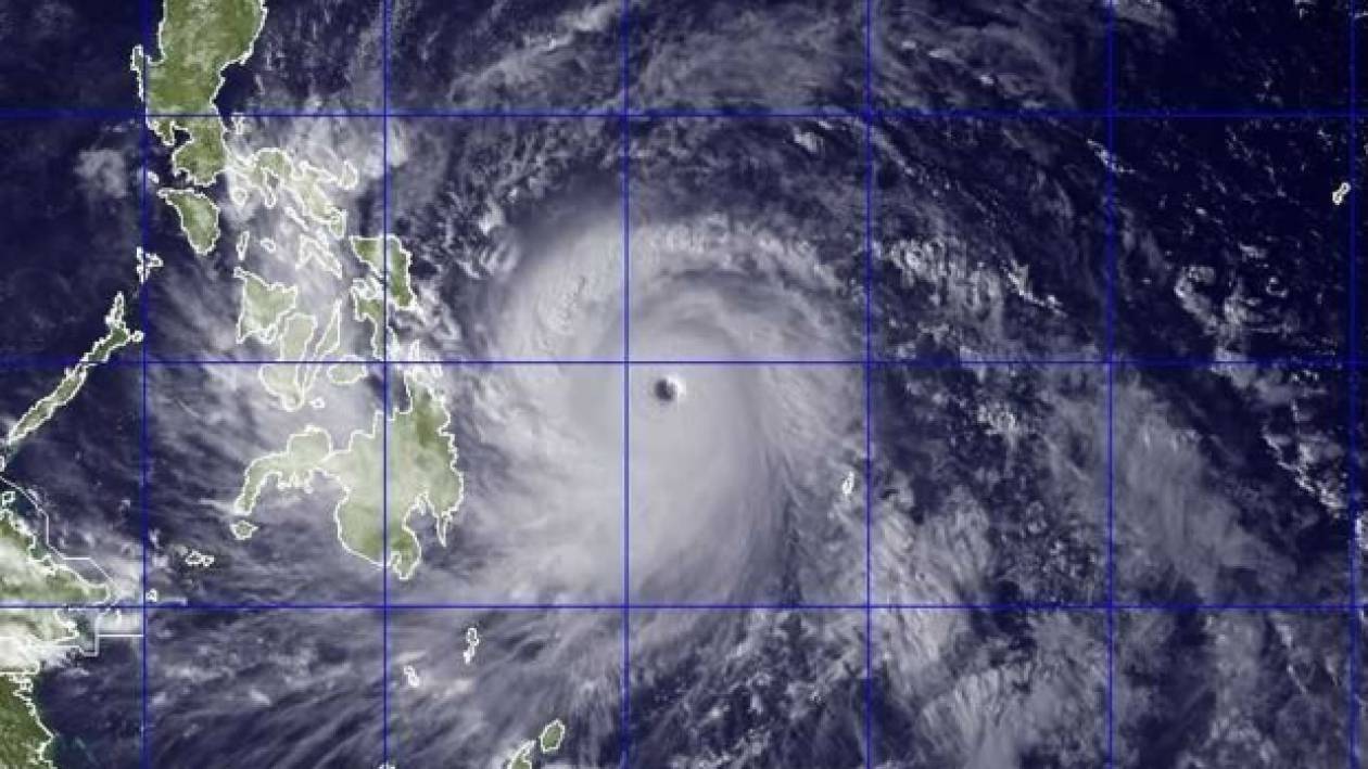 Ο σούπερ τυφώνας Χαϊγιάν έφτασε στις Φιλιππίνες