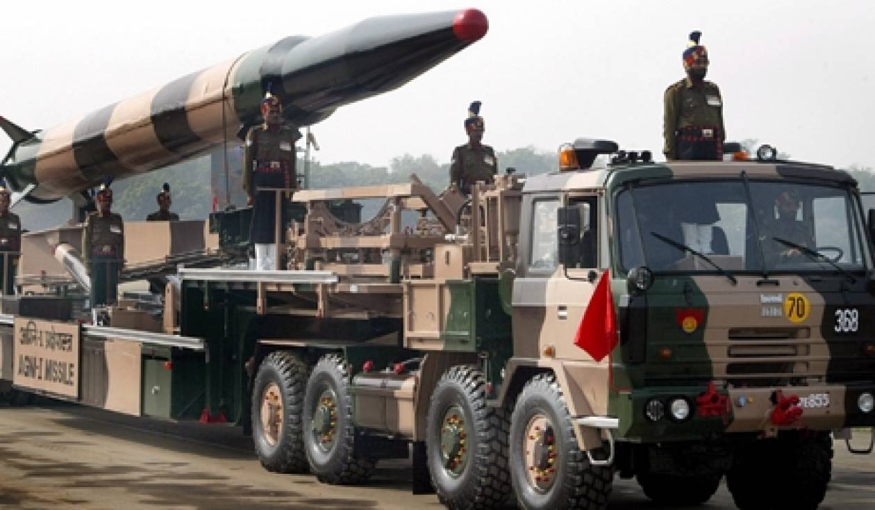 Ινδία: Δοκίμασε με επιτυχία το βαλλιστικό πύραυλο Agni-I