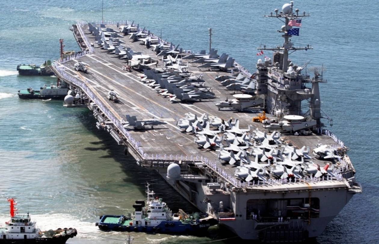 Στις Φιλιππίνες καταπλέει το αεροπλανοφόρο USS Τζορτζ Ουάσιγκτον