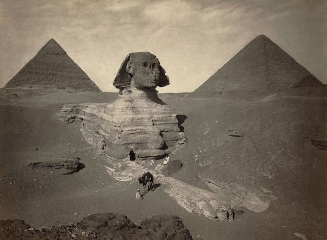 Οι πιο παλιές φωτογραφίες που απεικονίζουν τη Σφίγγα της Αιγύπτου!