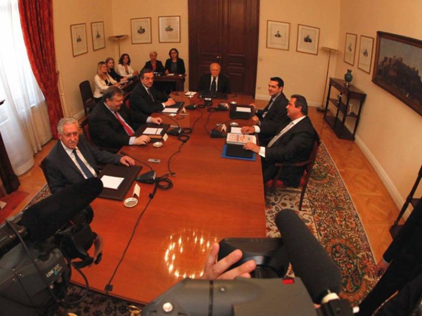 Σύσκεψη πολιτικών αρχηγών υπό τον πρόεδρο της Δημοκρατίας
