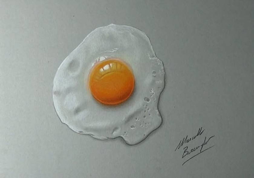 Κι όμως... αυτό το αυγό είναι μια απλή... ζωγραφιά! (βίντεο)