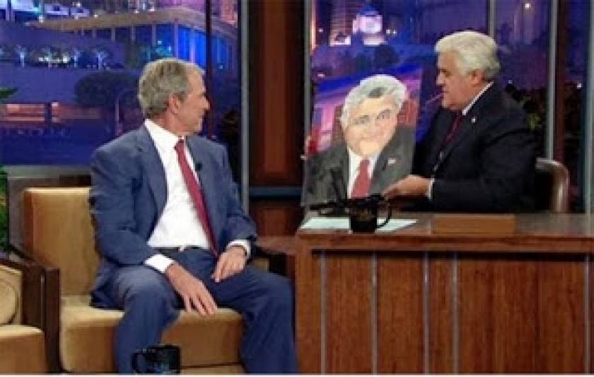 Στο Tonight Show του NCB ο «ζωγράφος» πλέον Τζ. Μπους