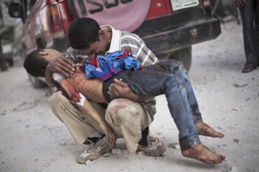 Φρίκη: Στο στόχαστρο ελεύθερων σκοπευτών παιδιά στη Συρία