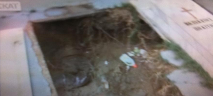 ΦΡΙΚΗ στη Ρόδο: Πλημμύρισε νεκροταφείο και εξαφανίστηκαν τα πτώματα