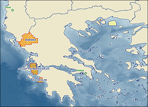 Greece Ioannina Gulf-of-Patraikos Katakolon oil