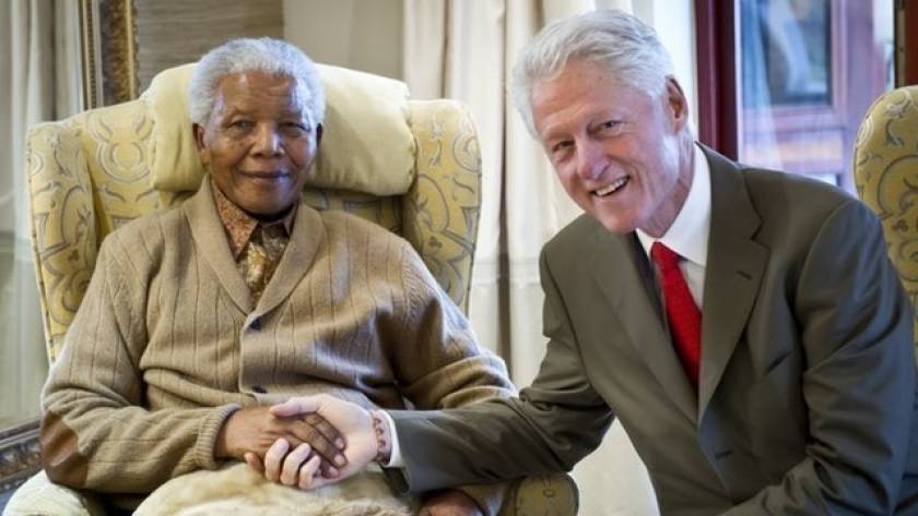 Μπιλ Κλίντον: O Μαντέλα είναι πρωταθλητής της ανθρώπινης αξιοπρέπειας