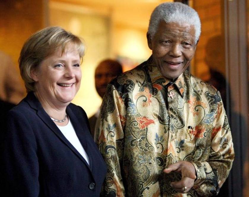 Μέρκελ: «Το παράδειγμα του Μαντέλα αποτελεί έμπνευση τους ανθρώπους»