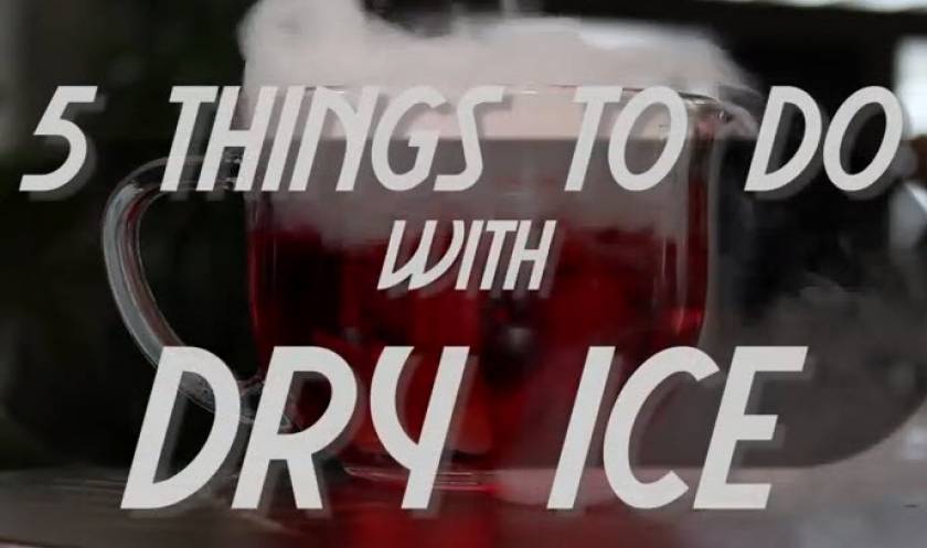 Πέντε απίστευτα κόλπα με ξηρό πάγο (βίντεο)