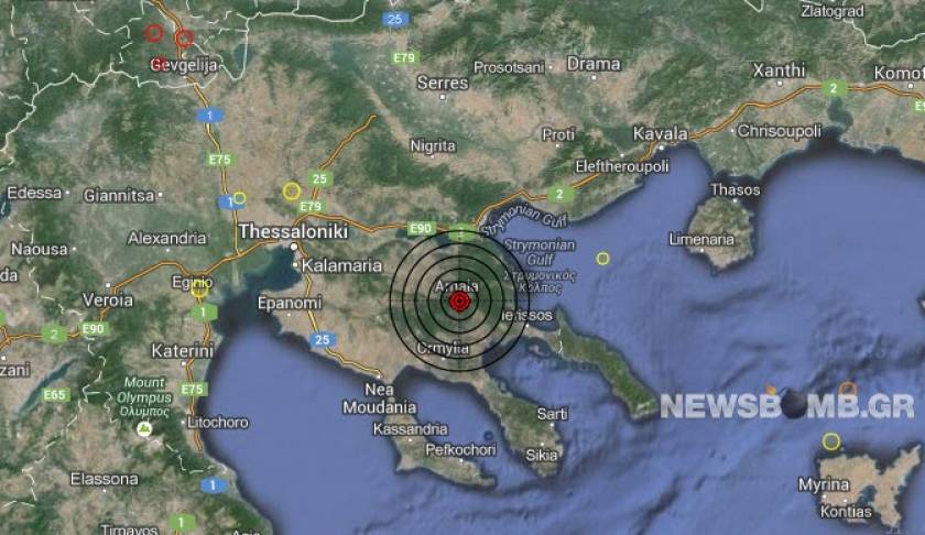 Σεισμός 3,2 Ρίχτερ στην Χαλκιδική