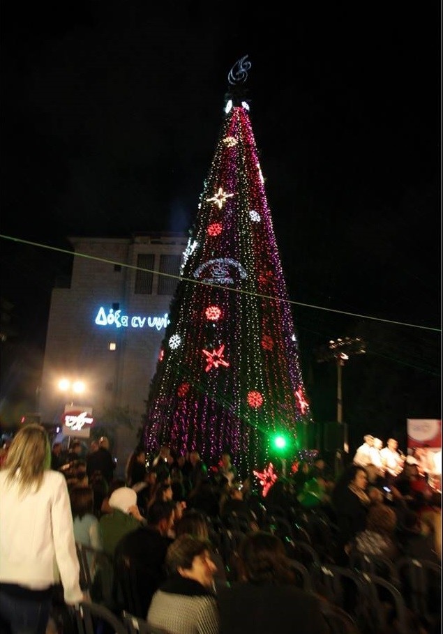 Το Χριστουγεννιάτικο δέντρο στο Πατριαρχείο Ιεροσολύμων (photos)
