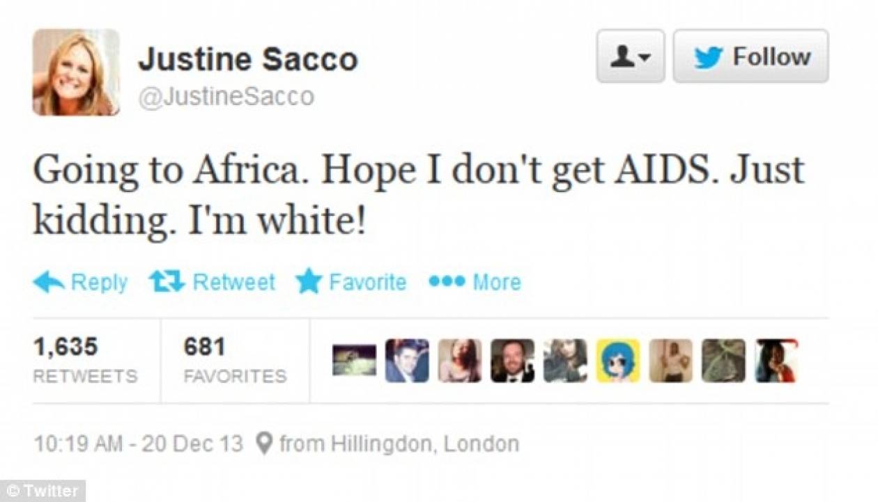 Προκάλεσε οργή στο twitter με το ρατσιστικό της σχόλιο