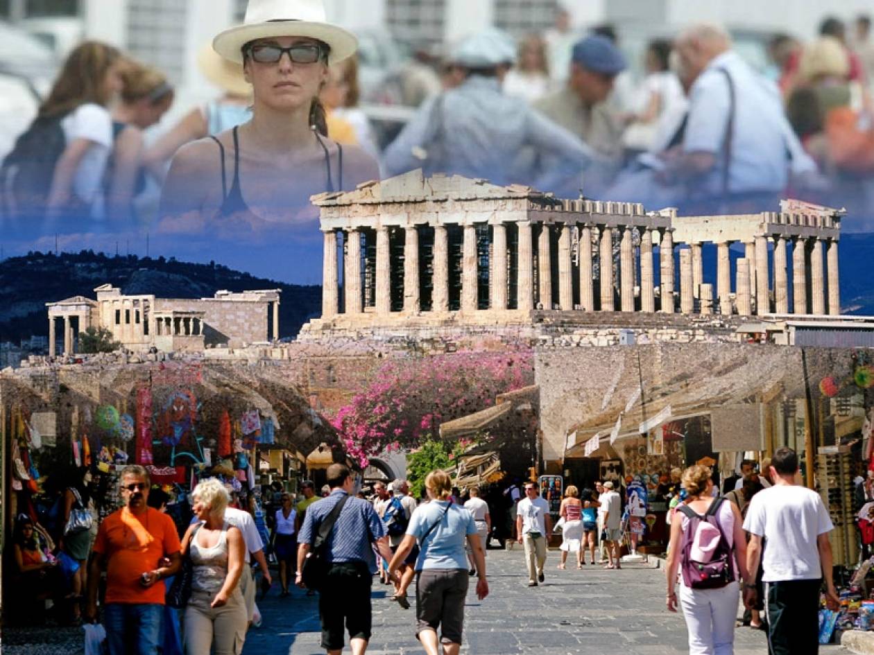 Αυξήθηκαν οι τουρίστες που ήρθαν στην Ελλάδα το 2013