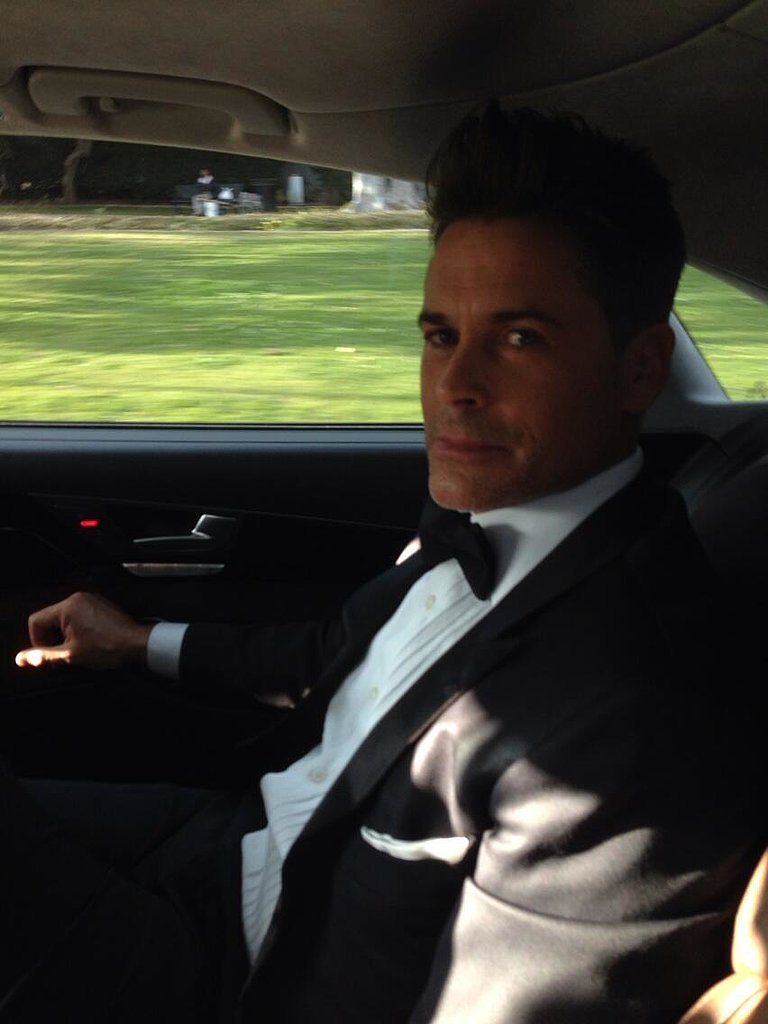 Rob-Lowe-sported-dapper-look-Golden-Globes