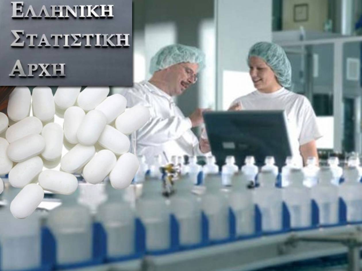 ΕΛΣΤΑΤ: Καθοριστική η συμβολή της φαρμακοβιομηχανίας στην οικονομία